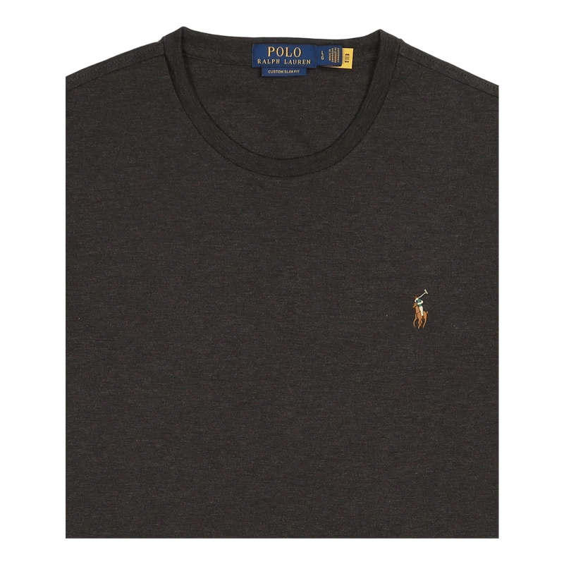 Custom Slim Fit Soft Cotton T-Shirt Dark Charcoal Heather