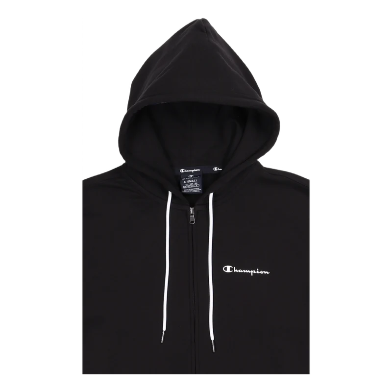 Hooded Full Zip Sweatshirt Black Beauty