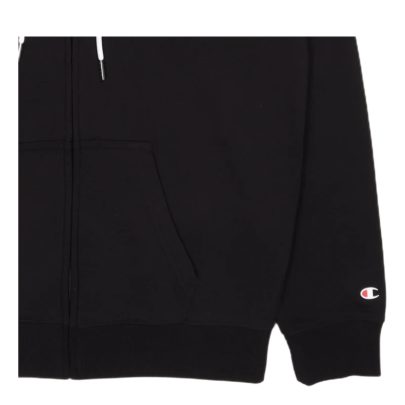 Hooded Full Zip Sweatshirt Black Beauty