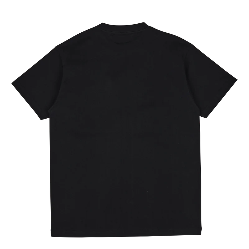 Heavyweight S/s T-black Black