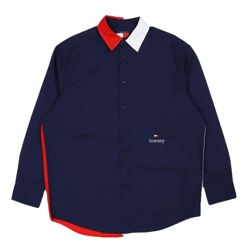 Tjcu Flag Heritage Shirt Yale Navy