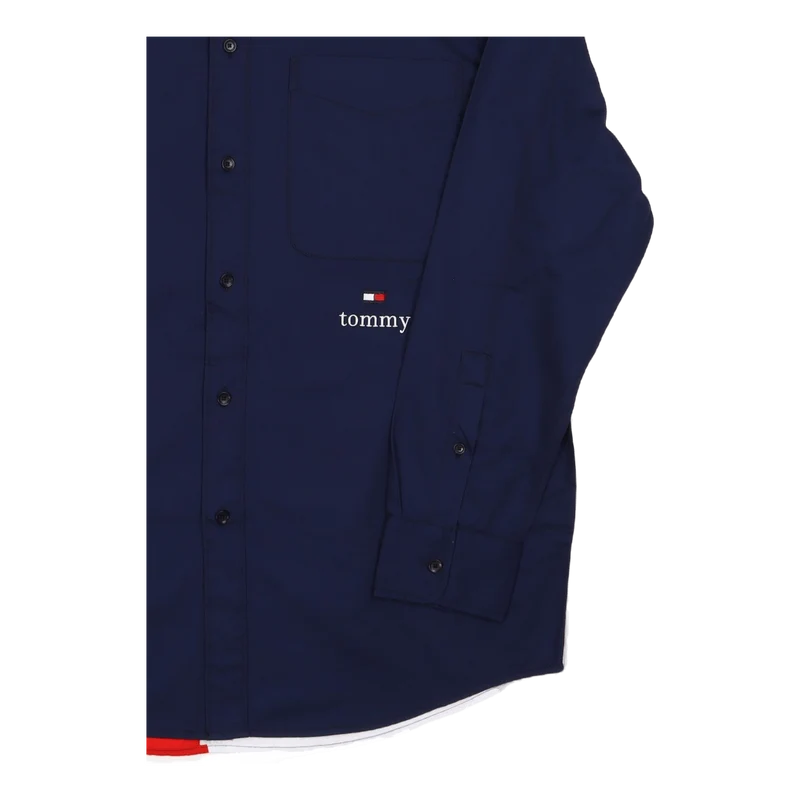 Tjcu Flag Heritage Shirt Yale Navy