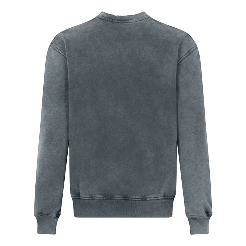 Distressed Crew Logo Distressed Dark Grey