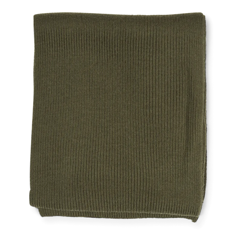 Signature Pony Wool Scarf Army Olive Heather