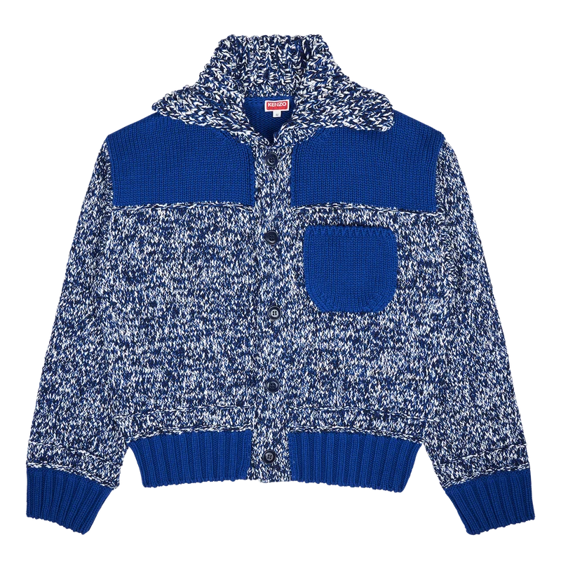 Cardigan Kenzo Paris 3d Midnight Blue