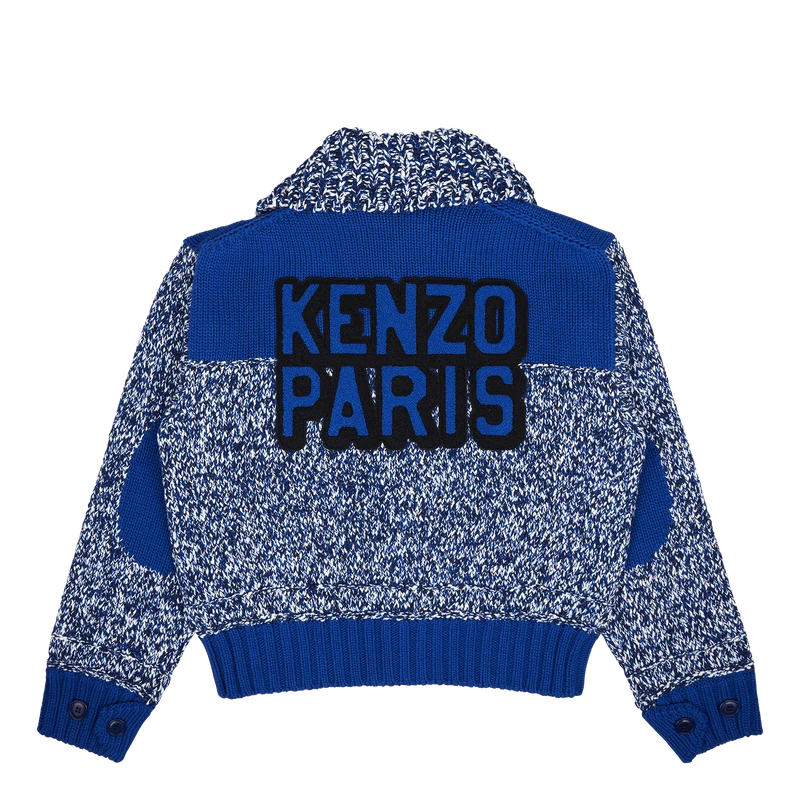 Cardigan Kenzo Paris 3d Midnight Blue