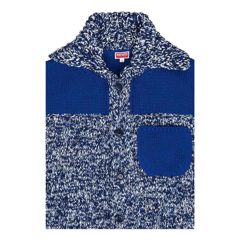 Cardigan Kenzo Paris 3d Midnight Blue
