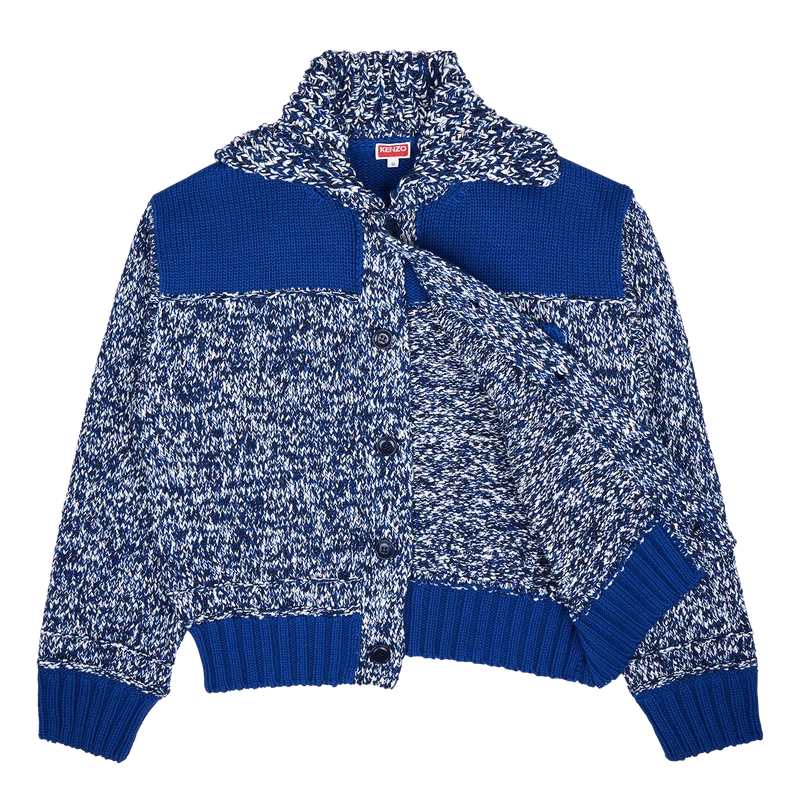 Cardigan Kenzo Paris 3d Midnight Blue