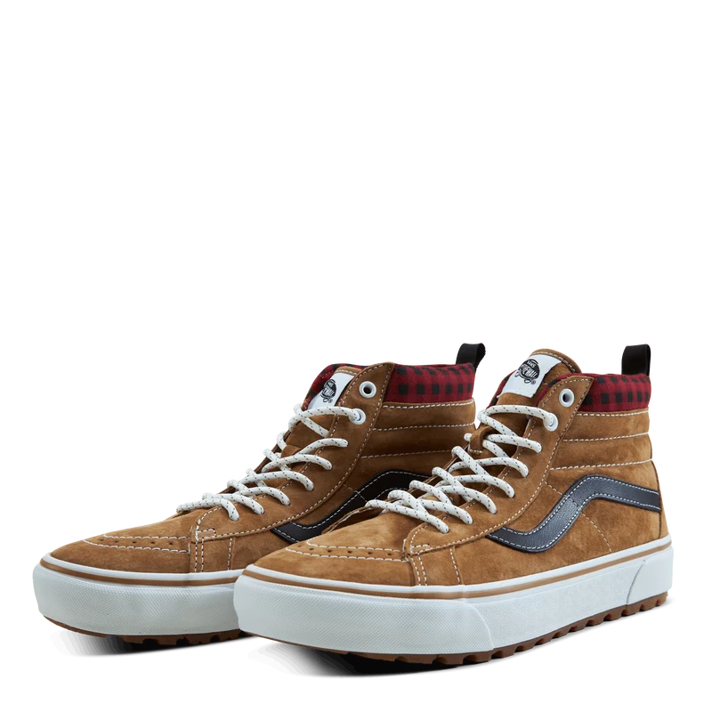 Ua Sk8-hi Mte-1 Plaid Brown/black