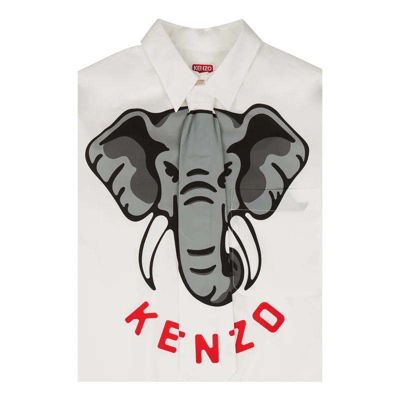 Shirt Ls Ken Zo Off White