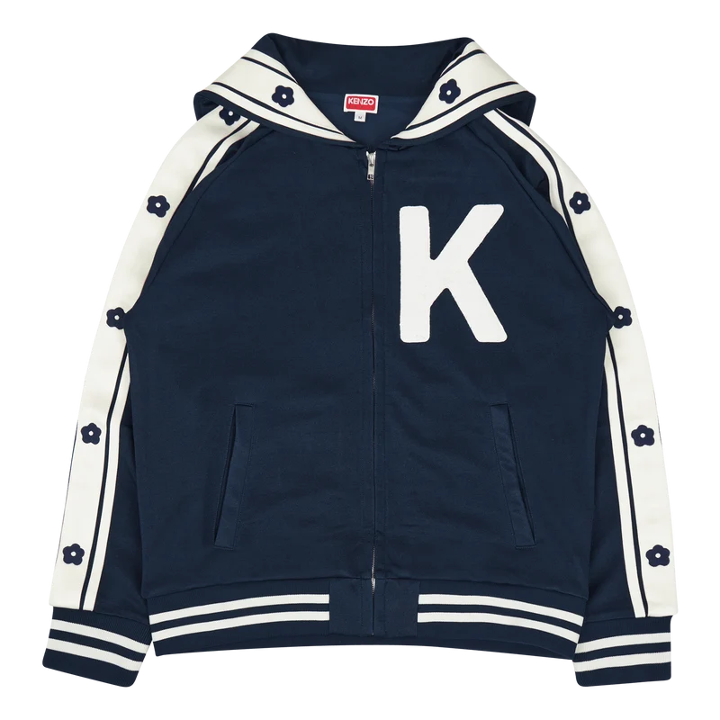 Zip Up Sweatshirt Ken Zo Midnight Blue