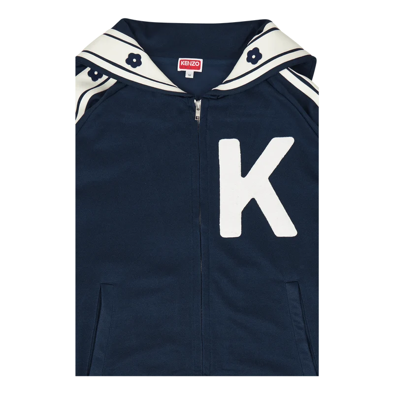 Zip Up Sweatshirt Ken Zo Midnight Blue
