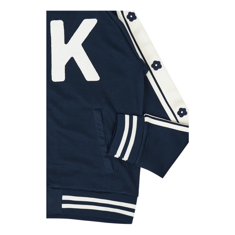 Zip Up Sweatshirt Ken Zo Midnight Blue