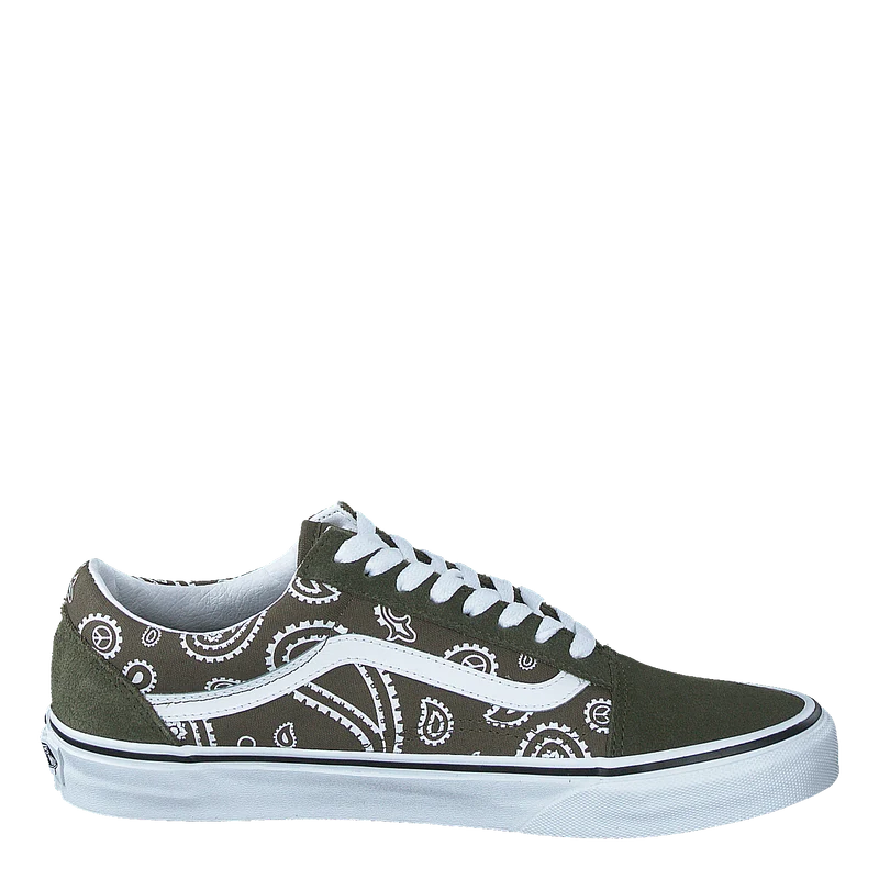 Ua Old Skool (peace Paisley)grplftrwht