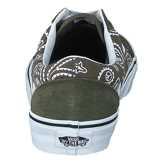 Ua Old Skool (peace Paisley)grplftrwht