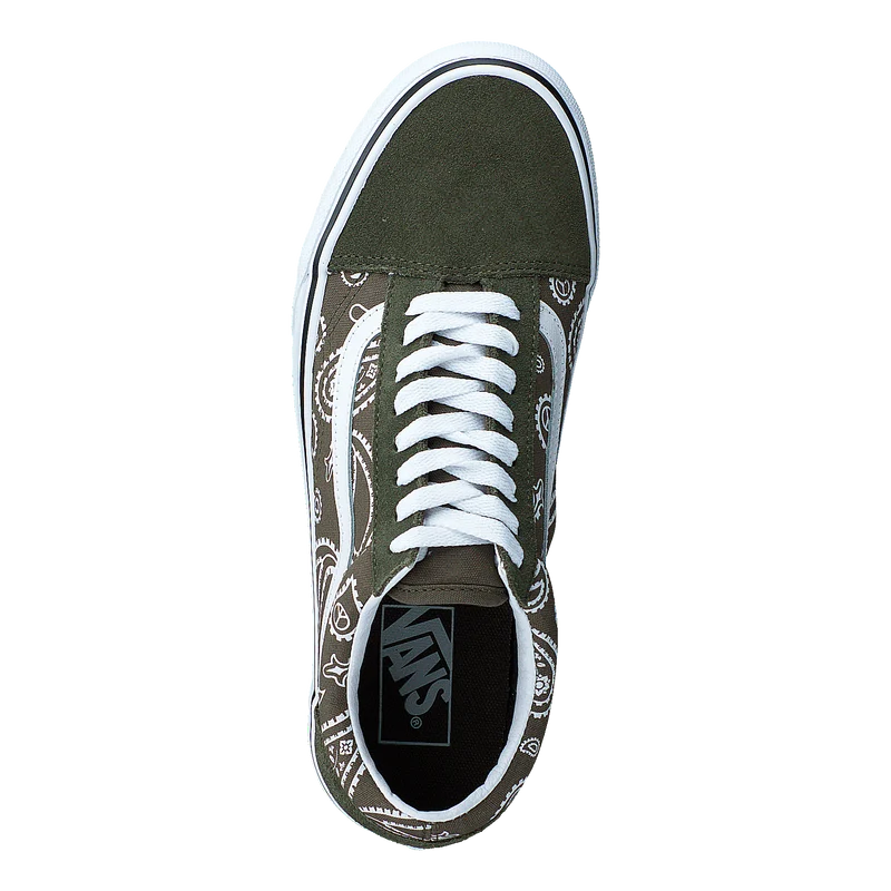 Ua Old Skool (peace Paisley)grplftrwht