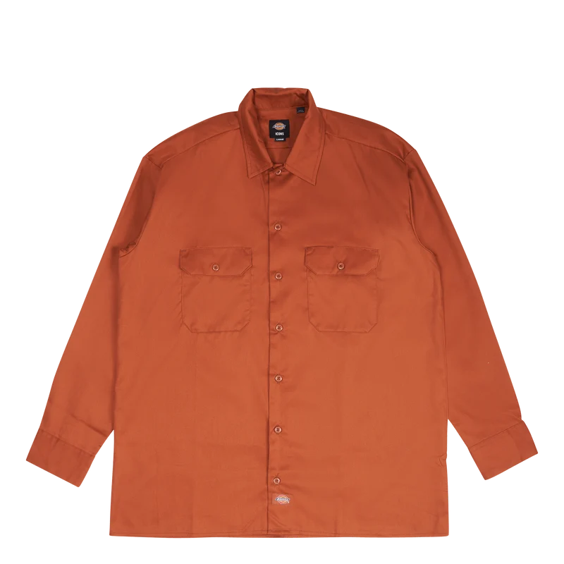 Work Shirt Ls Rec Gingerbread