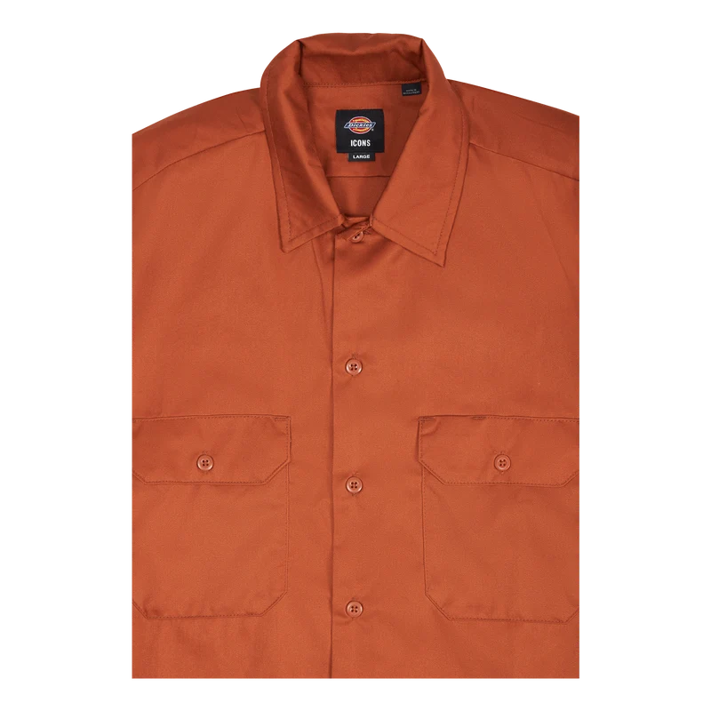 Work Shirt Ls Rec Gingerbread