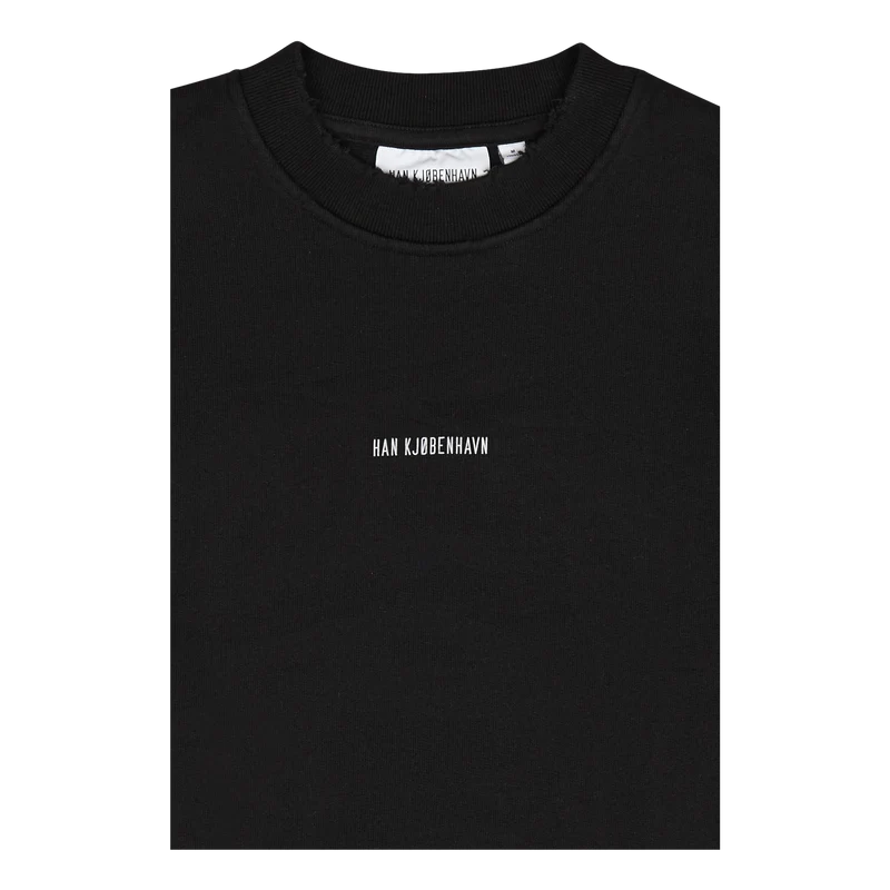 Distressed Crew Logo Distressed Black