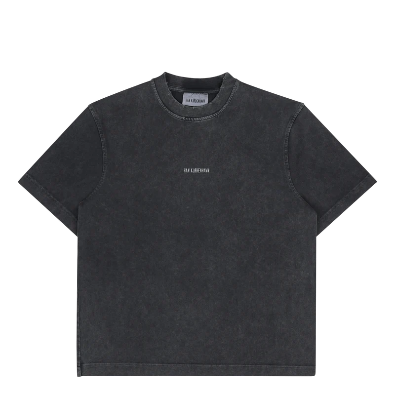 Distressed Tee Short Sleeve Lo Distressed Dark Grey