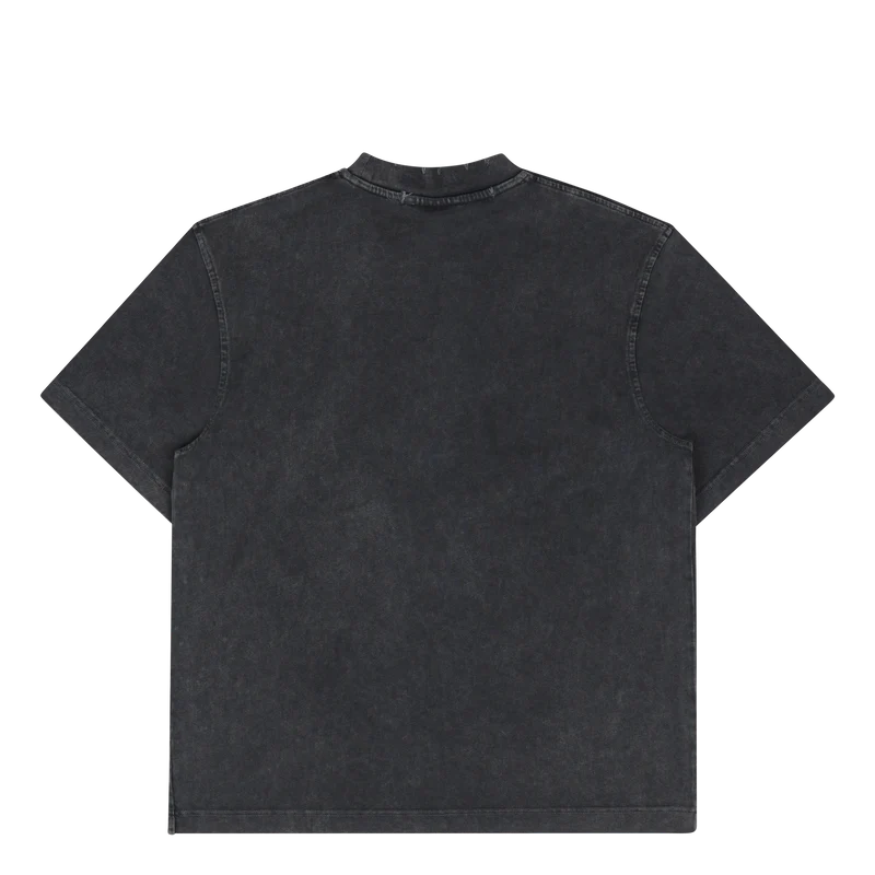Distressed Tee Short Sleeve Lo Distressed Dark Grey