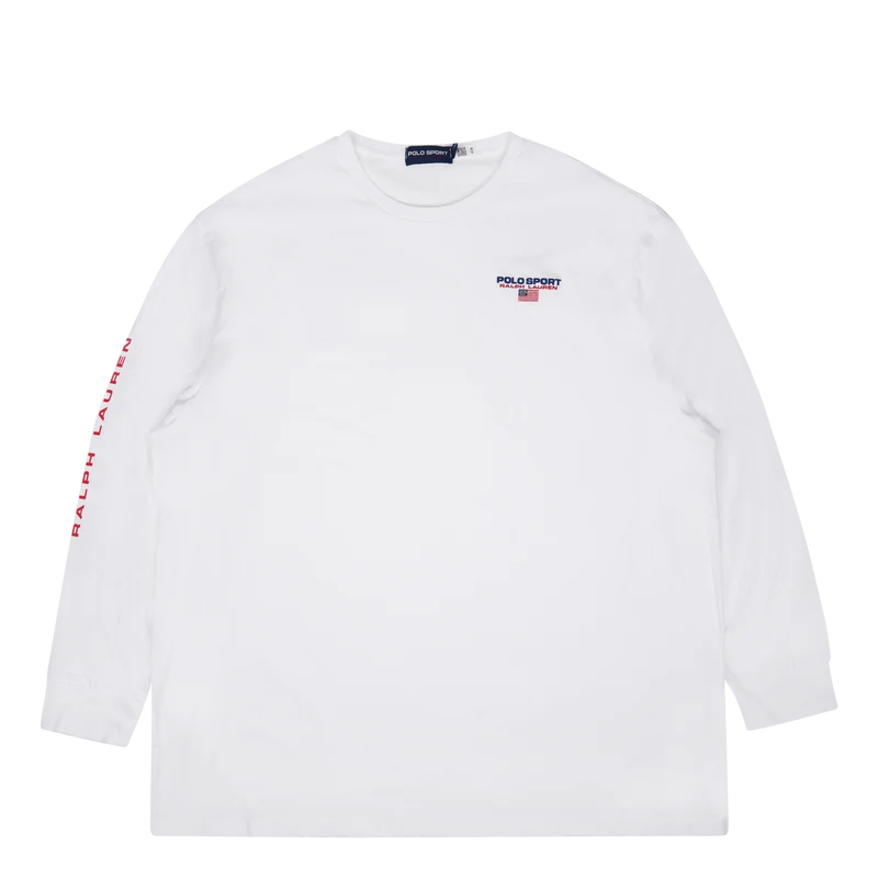 Classic Fit Polo Sport Jersey T-Shirt White