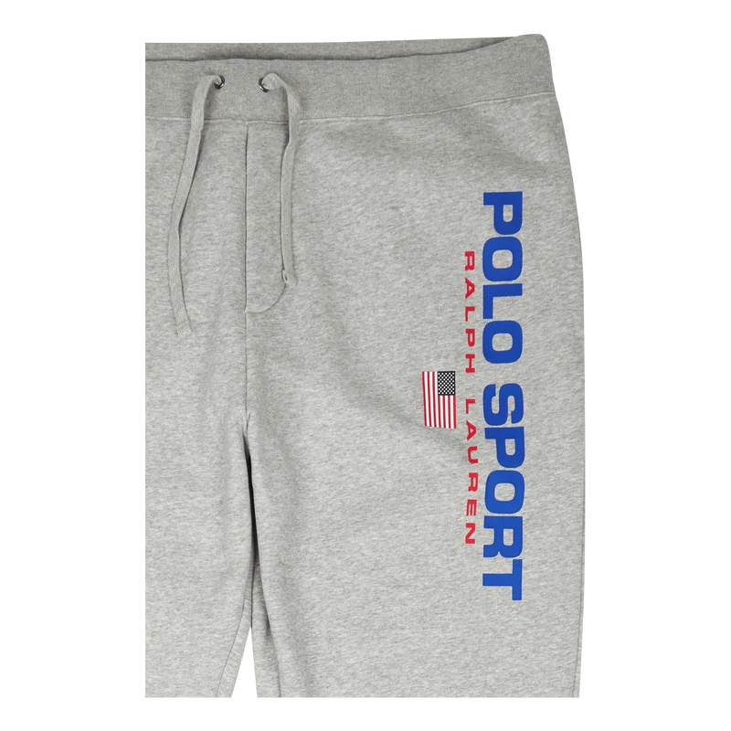 Polo Sport Fleece Jogger Pant Andover Heather / Red