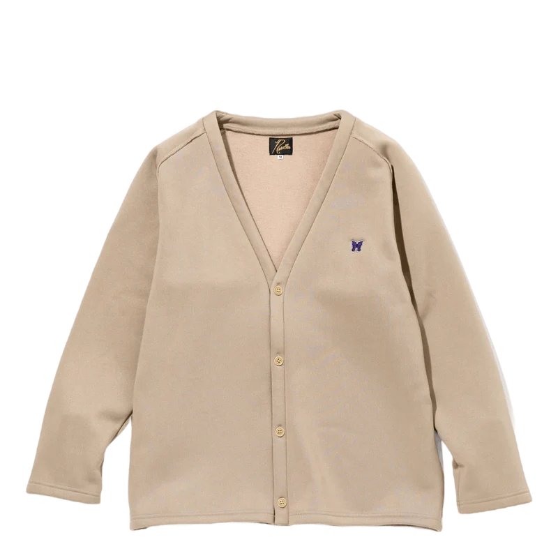 V Neck Cardigan - Pe/c Lined F Khaki
