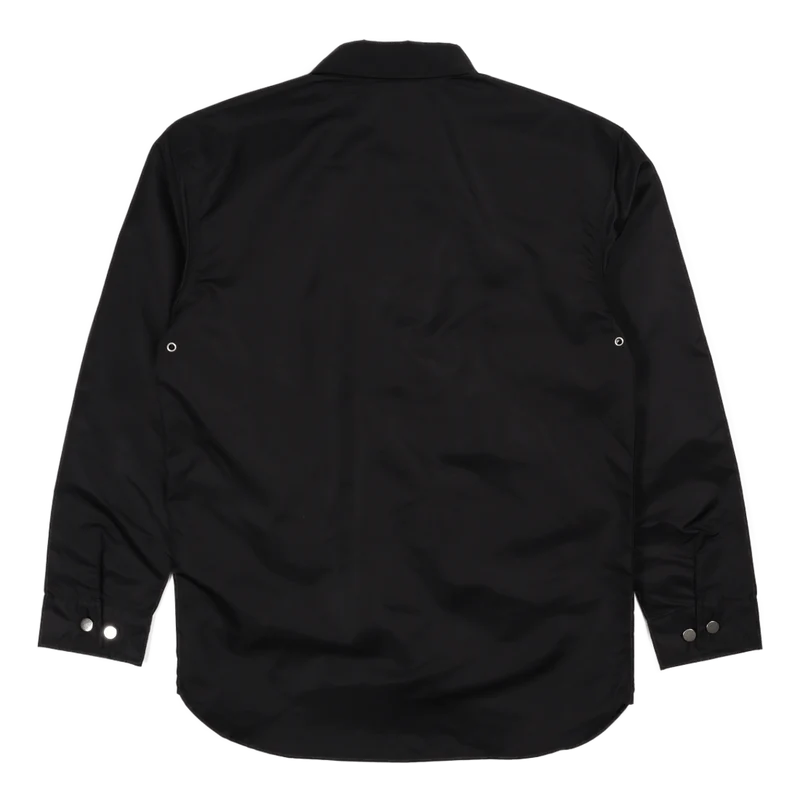 Army Shirt Zip Black