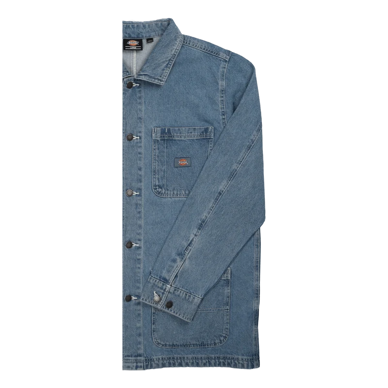 Dickies Denim Chore Coat Light Wash