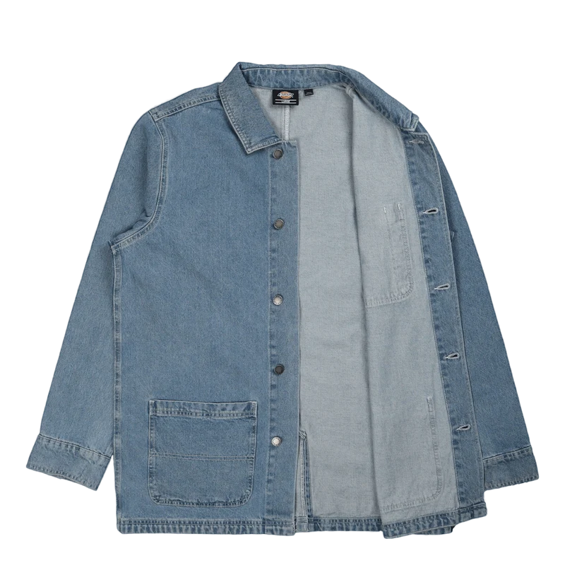 Dickies Denim Chore Coat Light Wash