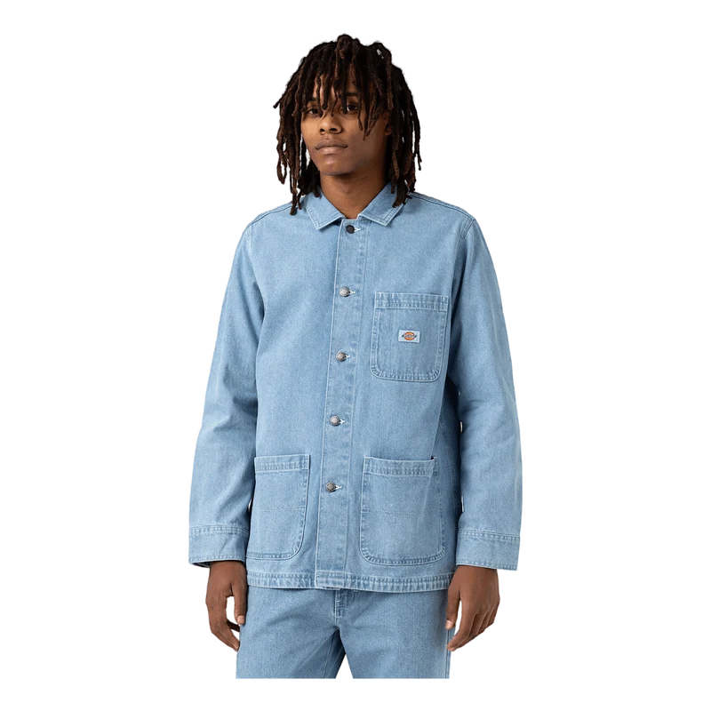 Dickies Denim Chore Coat Light Wash
