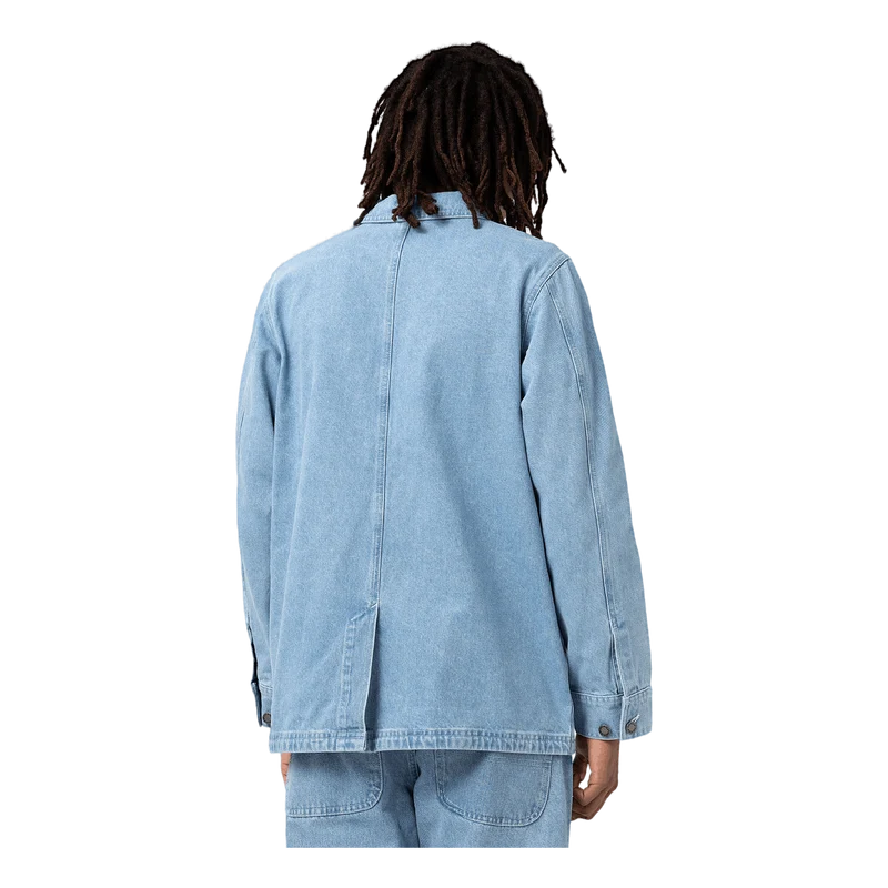 Dickies Denim Chore Coat Light Wash