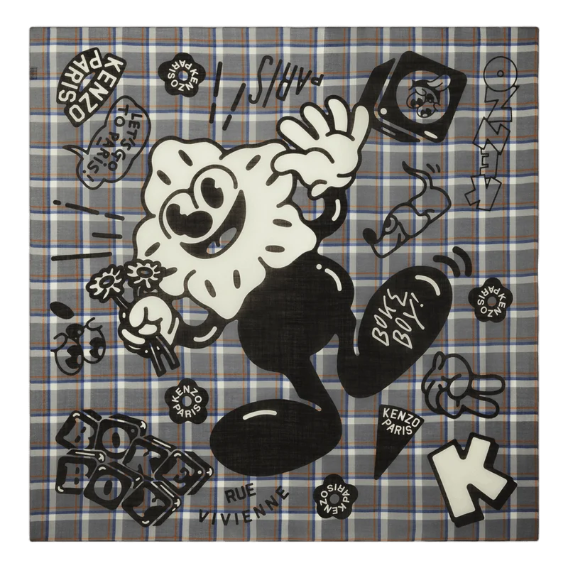 Square Boke Boy Pearl Grey