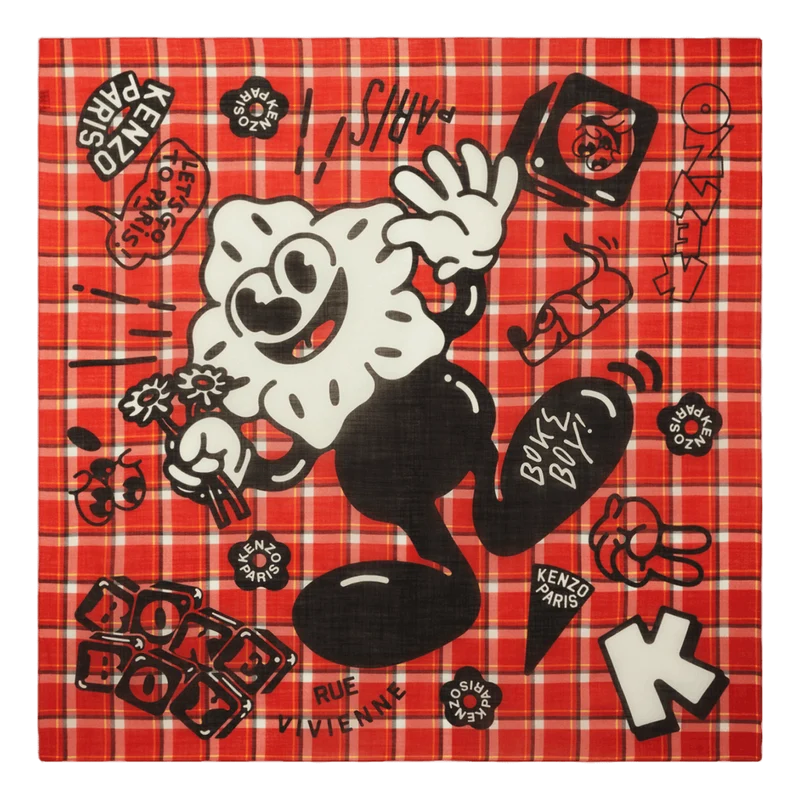 Square Boke Boy Medium Red