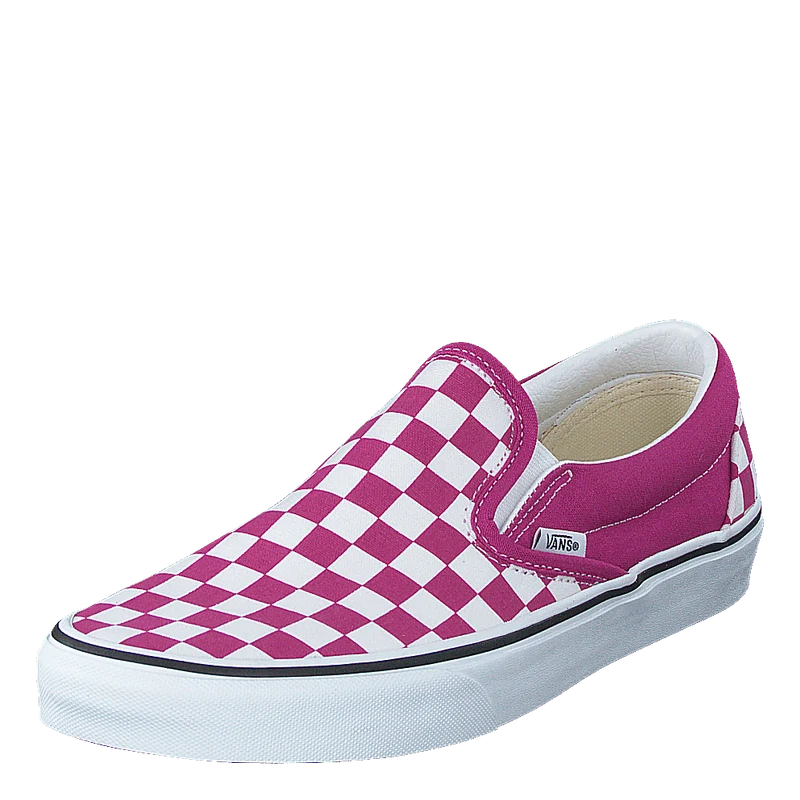 Ua Classic Slip-on (checkerboard)fchsrdtrwht
