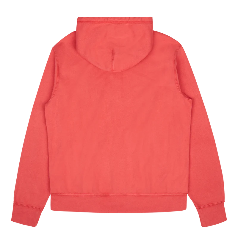 Spa Terry Full-Zip Hoodie Red Reef