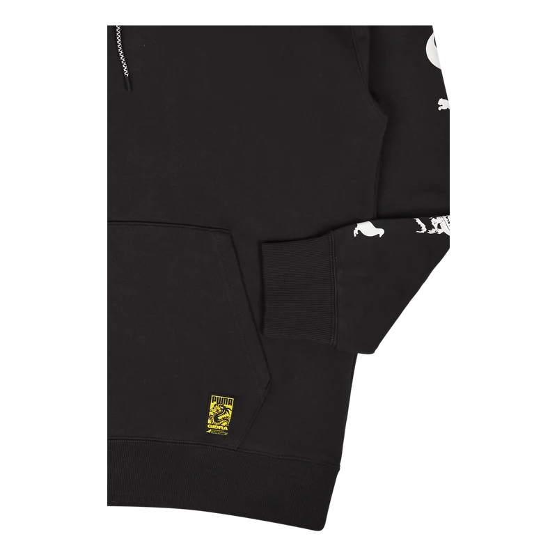 Puma X Staple Graphic Hoodie T Black