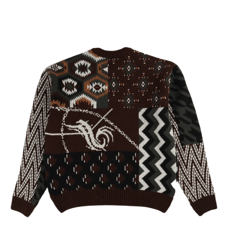 Bulky Vintage Knit Multi Colour