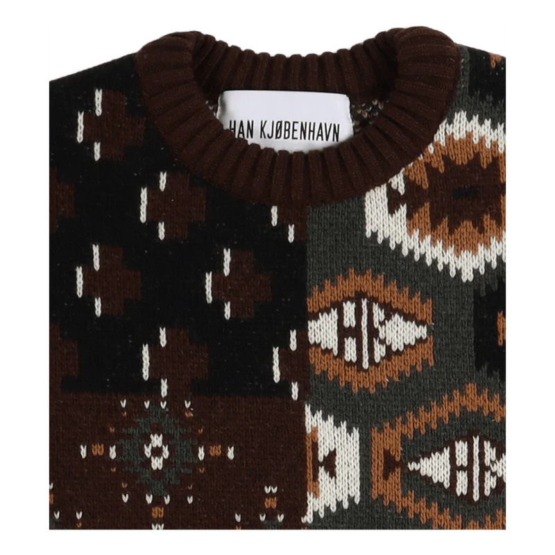Bulky Vintage Knit Multi Colour
