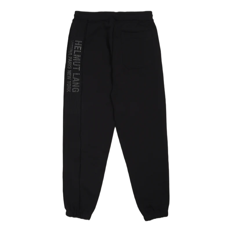 Trapunto Jogger Black