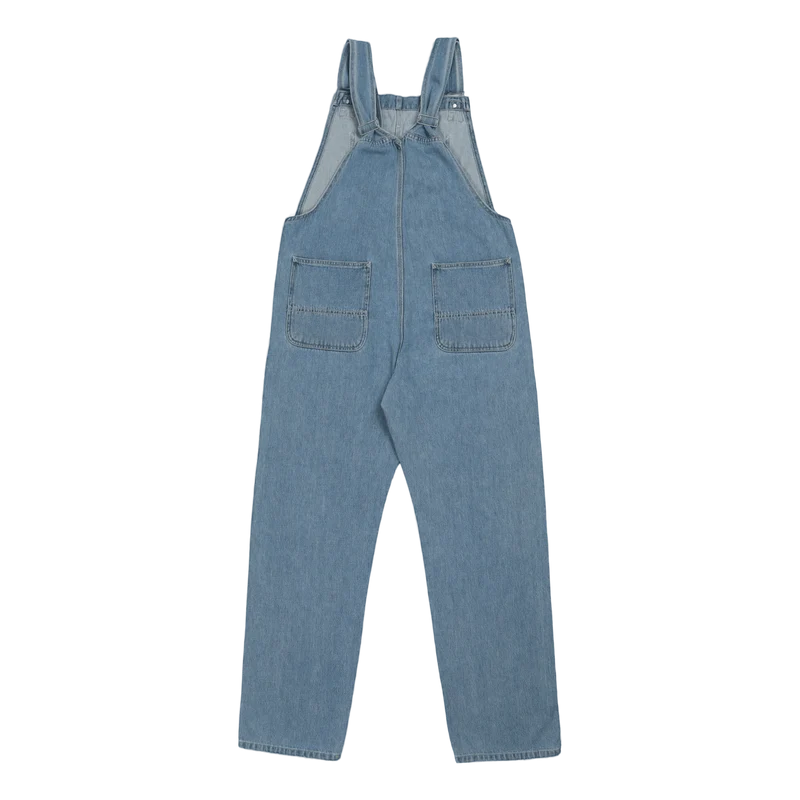 W' Bib Overall Straight Blue