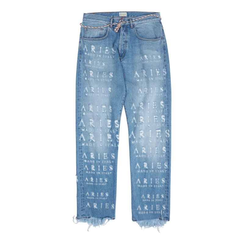 Destroyed Batten Jean Blue