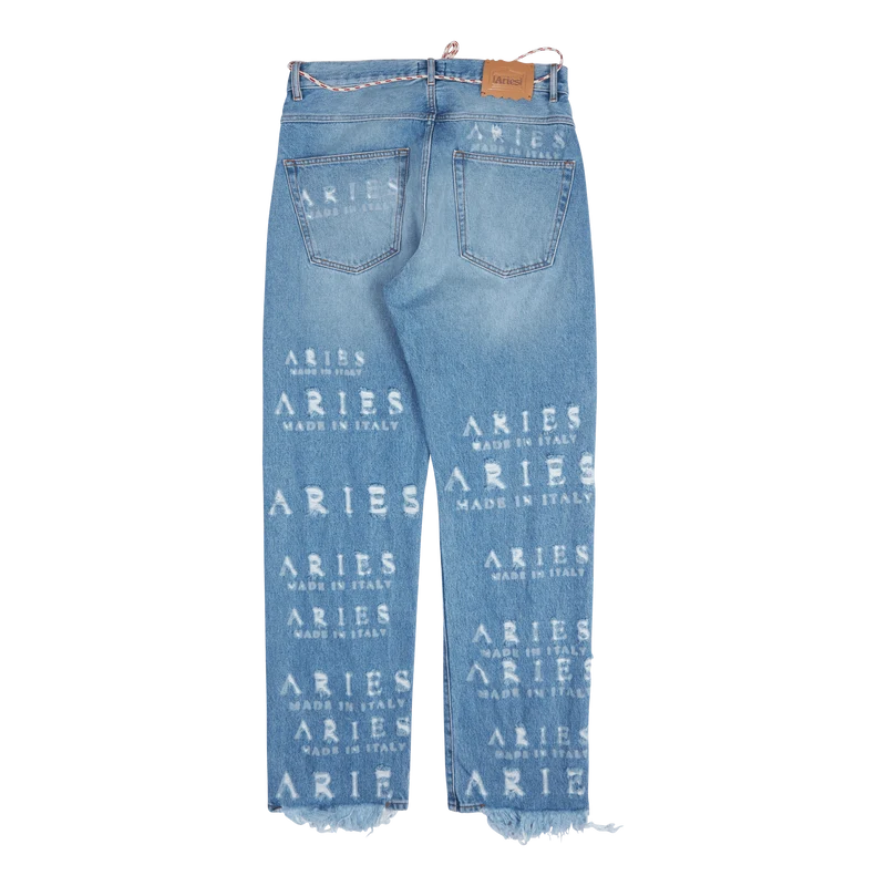 Destroyed Batten Jean Blue