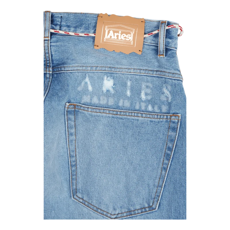 Destroyed Batten Jean Blue