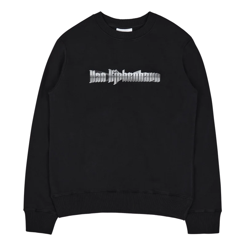 Artwork Regular Crewneck Black