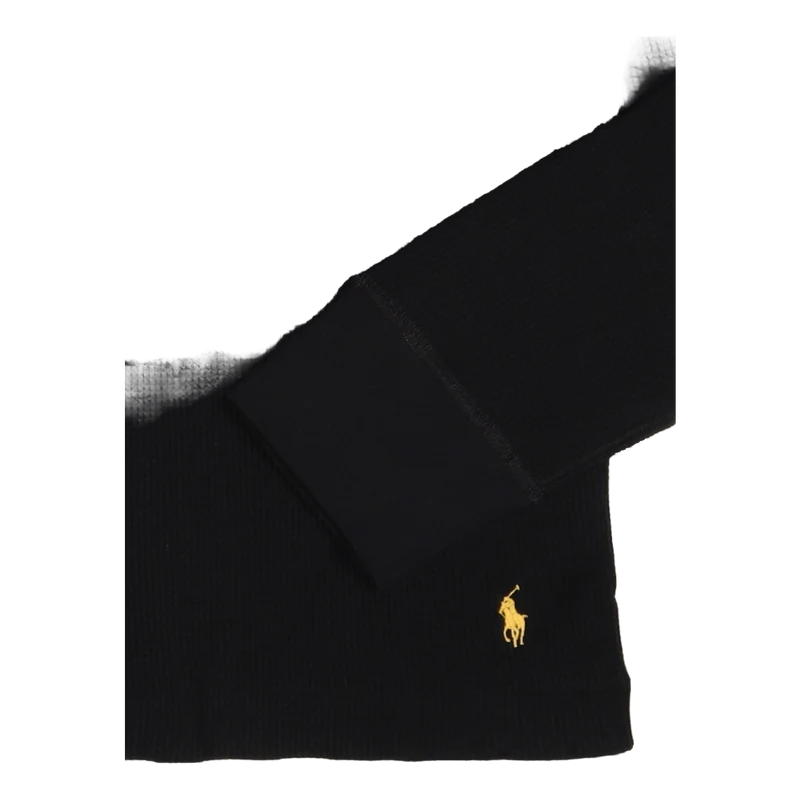 L/s Crew-crew-sleep Top Polo Black Gold Bugle Pp