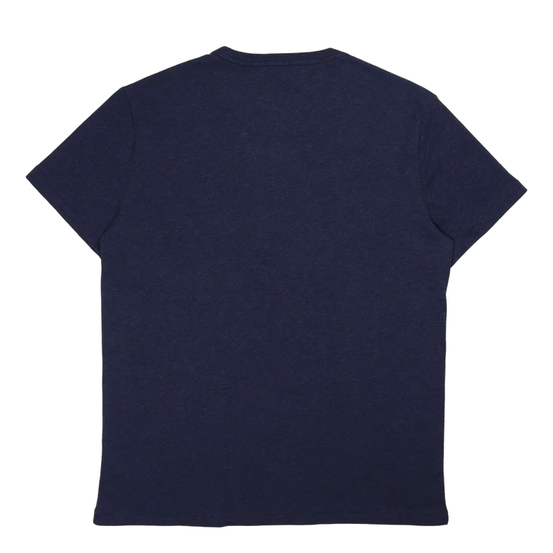 Custom Slim Fit Jersey Crewneck T-Shirt Spring Navy Heather