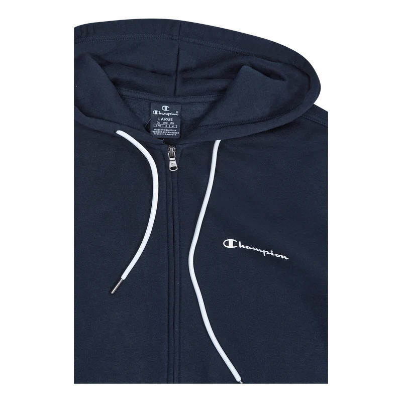 Hooded Full Zip Sweatshirt Sky Captain