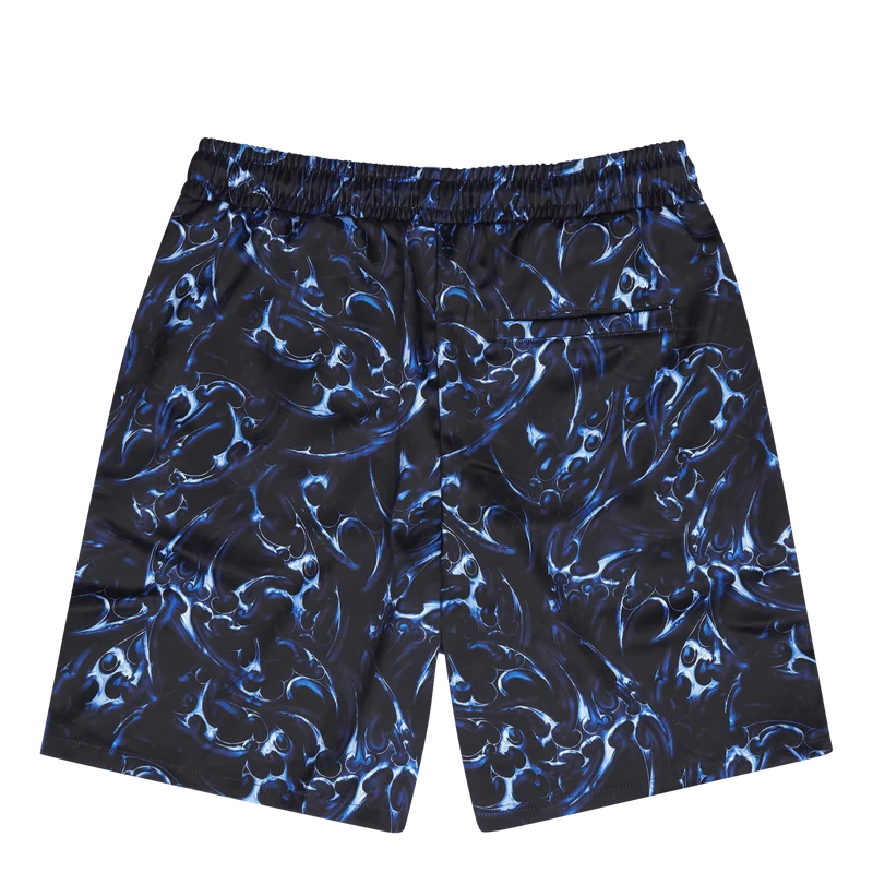 Chrome Tribal Printed Track Sh Blue